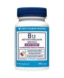 The Vitamin Shoppe Methylcobalamin B12 1000mcg Lozenges - Energy Support, Black Cherry Flavor - 60 Count - Buy Online on GoSupps.com