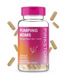 Pink Stork Pumping Moms Lactation Support Supplement - Goat's Rue & Milk Thistle - 60 Capsules - Buy Online on GoSupps.com