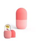 Ice Roller for Face Silicone Ice Globes Facial Roller for All Skin Types Contour & Sculpt Massage Tool for Puffy Eyes & Natural Glow (Pink - Buy Online on GoSupps.com