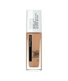 Maybelline New York waterproof make-up foundation with high opacity long-lasting facial make-up Super Stay Active Wear color: No. 48 Sun beige (medium to dark) 1 x 30 ml - Buy Online on GoSupps.com