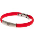Official Arsenal FC Silicone Bracelet with Stainless Steel Closure | Perfect Gift for Christmas & Birthdays - Buy Online on GoSupps.com