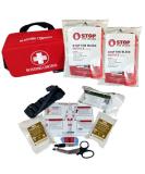 Stop The Bleed Dual Kit - Public Access Bleeding Control IFAK in AED Cabinet-Sized Red Case - Buy Online on GoSupps.com