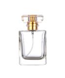 Empty glass perfume bottle 50 ml atomizer rectangular - Buy Online on GoSupps.com
