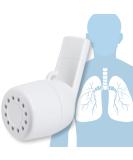 Breathing Exercise Device - White Breathing Trainer for Improved Respiratory Health - Buy Online on GoSupps.com