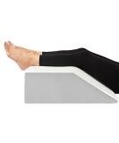 Leg Elevation Pillow with Cooling Gel Memory Foam | Post Surgery & Pregnancy Support | Relieves Knee, Hip, Lower Back Pain - White & Grey - Buy Online on GoSupps.com