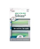 Mia Silkies Silicone Hair Elastics That Glow In The Dark Be Active Be Safe Translucent Grey Clear Green Colors-Lasts 10 Times Longer Than Regular Rubber Bands Women And Girls No Slip 10 pcs 2 Inch (Pack of 10) Black... - Buy Online on GoSupps.com