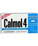 Calmol Hemorrhoidal Suppositories 24 Each - Pack of 2 - Buy Online on GoSupps.com