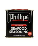 Phillips Seafood Seasoning - Maryland's Famous Shrimp, Fish, and Crab Cake Seasoning | 6 Ounce Pack - Buy Online on GoSupps.com