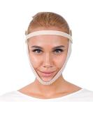 Post Surgery Chin Compression Garment | Chin Strap Band Face Lift Kit | Beige Face Slimmer for Jowl Tightening - Buy Online on GoSupps.com