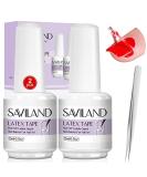 SAVILAND Liquid Latex for Nails 30ML - Nail Polish Barrier Peel Off - Cuticle Guard & Skin Protector - 2PCS White Set - Buy Online on GoSupps.com