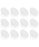Lurrose Silicone Lip Brush Covers 12pcs Silicone Brush Cover for Makeup Cosmetic Brush Protector Brush Applicator for Women Girls (White) White 1.5x1cm - Buy Online on GoSupps.com