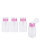 ConStore 4 Pack 150ml Empty Plastic Pump Dispenser Bottles for Nail Polish and Makeup Remover - Buy Online on GoSupps.com