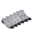 PUMA Women's 6 Pack Quarter Crew Socks 9-11 - Grey/Purple/Blue - Buy Online on GoSupps.com