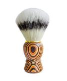 Ultra-Dense Synthetic Hair Shaving Brush - Wooden Beard Brush for Professional Salon Use | Barber Shop Shaving Tool with Wood Grain Design - Buy Online on GoSupps.com