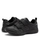 Avia Avi-Union II Strap Non Slip Shoes for Men Hook and Loop Mens Walking Shoes with Memory Foam Comfort Restaurant and Diabetic Shoes for Men - Black Wide or Extra Wide Width Safety Footwear 12 X-Wide Jet Black/Castle Rock - Buy Online on GoSupps.com