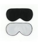 Townssilk 2-Piece 100% Silk Sleep Mask Set with Adjustable Strap - Black and Silver Eye Mask Combo - Buy Online on GoSupps.com