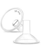Maymom MyFit Crater Series 22mm 2x Two-Piece Small Breastshield for Medela Pumps - Long 44mm Tunnel for Elastic Nipples - Buy Online on GoSupps.com