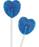 Blue Raspberry Heart Lollipops 5.2g each Individually wrapped (50) - Buy Online on GoSupps.com