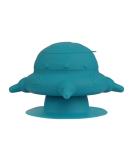 Puppy Milk Feeder 235ml | Silicone Milk Shell with Suction Cups | Ideal Newborn Pet Feeding Station | Kitten & Puppy Care | Cyan Color - Buy Online on GoSupps.com