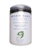 White Egret Unscented Epsom Salt - 2.5lb (30oz) | Pure Magnesium Sulfate Crystals - Buy Online on GoSupps.com