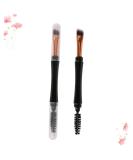 Beaupretty 2pcs Spiral Rod Mascara Brush & Eyelash Comb Double-Ended Spoolie Brush for Eyebrows & Eyes | Mini Makeup Tool for Flawless Look - Buy Online on GoSupps.com