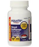 Equate Colace TwinPack 280 - 140 Capsules x 2 | 100mg | Compare to Colace - Buy Online on GoSupps.com