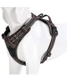 Winhyepet TrueLove Dog Harness No-Pull Reflective Adjustable - TLH5651 XS Brown for Small Medium & Large Dogs | Includes 2 Linen Clips & Control Handle - International Shipping Available - Buy Online on GoSupps.com