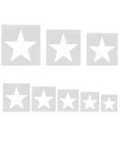 8 PCS Large Star Stencil Set - Various Sizes for Painting Template - Buy Online on GoSupps.com