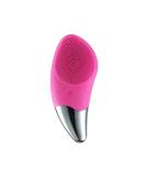 Buy Songqee Sonic Facial Cleaning Brush - Waterproof Rechargeable Mini Skin Cleaner for Anti-Aging (Pink) - Buy Online on GoSupps.com