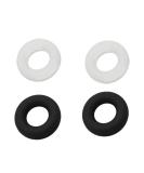 Healifty 10 Pairs Anti-Slide Silicone Ring Ear Hooks for Glasses & Sunglasses - White & Black Accessories for Repair - Buy Online on GoSupps.com