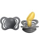 BIBS Couture Collection Pacifiers - Set of 2 Iron Color Soothers | BPA-Free | Made in Denmark | Size 6-18 Months - Buy Online on GoSupps.com