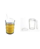 Homecraft Clear Non Spill Cup Portable Travel Mug with Straw Lid for Children Elderly and Disabled Size Small Clear Mug S (Pack of 1) Single - Buy Online on GoSupps.com