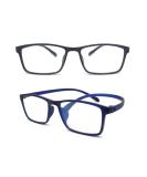 MCOORN Reading Glasses Flexible Lightweight (2 Pack) Blue Light Filter Wide Anti-Reflective with Case 1 Black +1 Blue 2.0 x - Buy Online on GoSupps.com