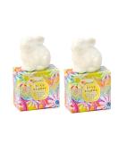 Easter Gift Set - 2 Soap Bar Easter Bunny Set | Shea Butter & Cocoa Butter Soaps | Natural Exfoliants | International Shipping - Buy Online on GoSupps.com