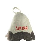 Premium Felt Sauna Hat with Embroidery | SAUNA Cap for Optimal Comfort | International Shipping Available - Buy Online on GoSupps.com