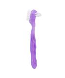 Portable False Teeth Brush for Elderly - Effective Plaque & Dirt Removal | Travel-Friendly Dental Care Gift (Purple - Buy Online on GoSupps.com