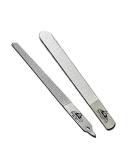 BeautyTrack 6-Inch Diamond Deb Nail File for Manicure Pedicure Grooming Foot Skin Podiatric Foot Care Instruments Stainless Steel (Pack of 2 2021 Stock) Pouch - Buy Online on GoSupps.com