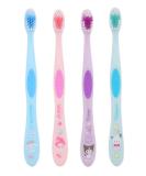 Buy Set of 4 Cute Compact Toothbrushes - Assorted Colors for Effective Oral Care | International Shipping Available - Buy Online on GoSupps.com