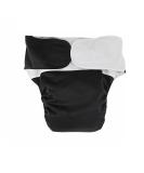 Reusable Adults Diapers - Washable Incontinence Nappy for Men and Women - Velcro Design - Waistline 19.68-49.60 inch - Black - Buy Online on GoSupps.com
