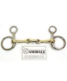 Amidale HANGING CHEEK LOZENGE BAUCHER HORSE BIT S. STEEL COPPER MIX AMIDLAE BNWT (5.50) - Buy Online on GoSupps.com