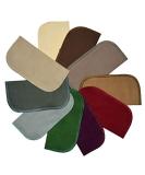 Set of 10 2 Ply Solid Flannel 8x8 Inches in Earth Tones - Soft and Durable - Buy Online on GoSupps.com