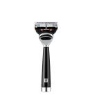 ZWILLING Black Razor with Precious Resin Handle | Gentle Wet Shave & Compatible with Gillette Fusion Blades - International Shipping - Buy Online on GoSupps.com