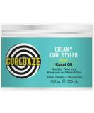 CurlDaze Creamy Curl Styler with Kukui Oil 12 oz - Define and Hydrate Your Curls - Buy Online on GoSupps.com