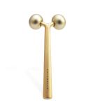 Gold Facial Cooling Roller Massager for Jawline Contouring, Lymphatic Drainage & Anti-Aging - Brighter, Smoother, Tighter Skin - Face Gym Tool, Puffiness Reducer - Buy Online on GoSupps.com