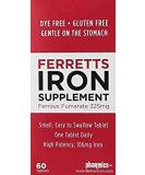Ferretts Iron Tablets 325mg Ferrous Fumarate 2 Pack - 120 Tablets - Buy Online on GoSupps.com