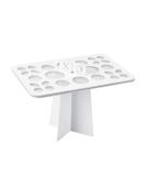 Minkissy Makeup Brush Drying Rack - 26 Holes Foldable Holder & Dryer Stand (White) | International Shipping Available - Buy Online on GoSupps.com