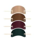 Buy Lurrose 4-Piece Leather Hair Clips for Women - Hair Knot Holders & Muffling Rolls for Elegant Hairstyles - Buy Online on GoSupps.com