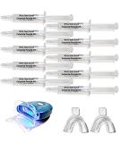 Very Strong 44 Carbamide Peroxide 10 Syringes of Teeth Whitening Gel - 1 LED Accelerator Light - 2 Trays - Shade Guide -Instructions Sheet - May cause sensitivity and gum irritation - Buy Online on GoSupps.com