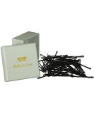 HAARallerliebst Hair Clips - 50 Black 5cm Hair Clips with White Storage Box | International Shipping Available - Buy Online on GoSupps.com