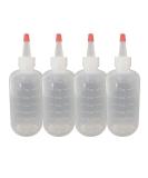 JADEWELL 4 Pack 8oz Applicator Bottles for Hair Coloring - BPA Free - Buy Online on GoSupps.com